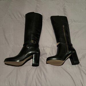 MICHAEL Michael Kors Black Leather Arley Boots - Size 7M